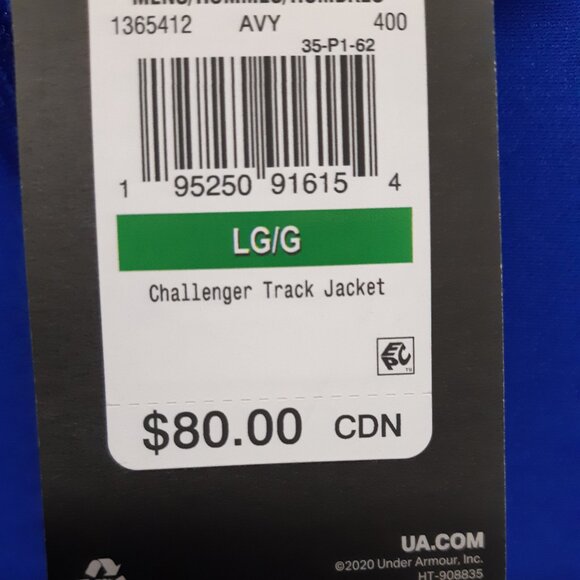 New Mens Under Armour zip up jacket size L - Picture 4 of 8